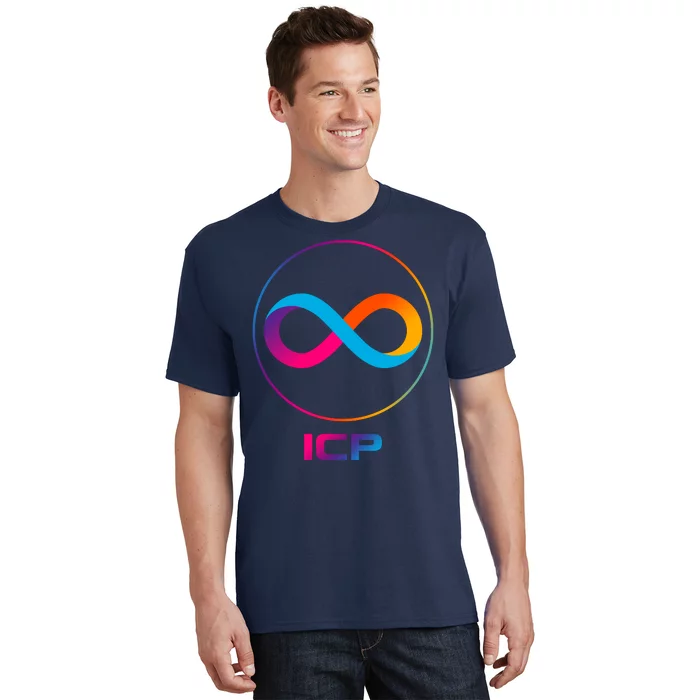 Internet Computer Icp Cryptocurrency Logo Emblem T-Shirt