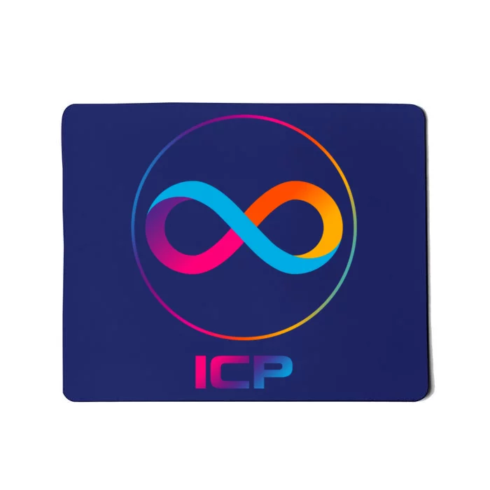 Internet Computer Icp Cryptocurrency Logo Emblem Mousepad