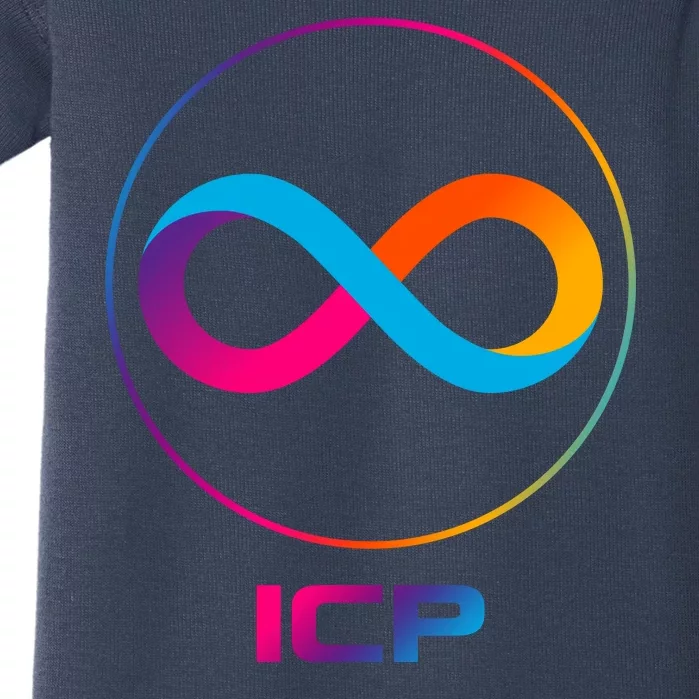 Internet Computer Icp Cryptocurrency Logo Emblem Baby Bodysuit