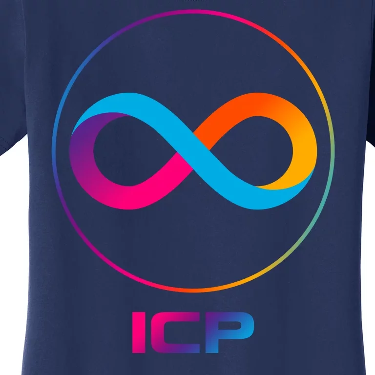 Internet Computer Icp Cryptocurrency Logo Emblem Women's T-Shirt