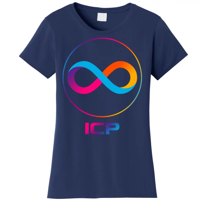 Internet Computer Icp Cryptocurrency Logo Emblem Women's T-Shirt