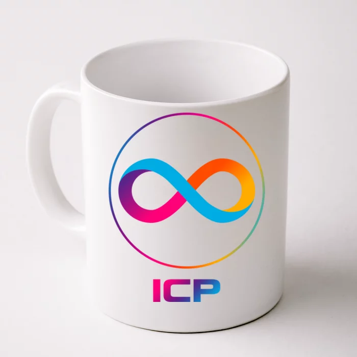 Internet Computer Icp Cryptocurrency Logo Emblem Front & Back Coffee Mug