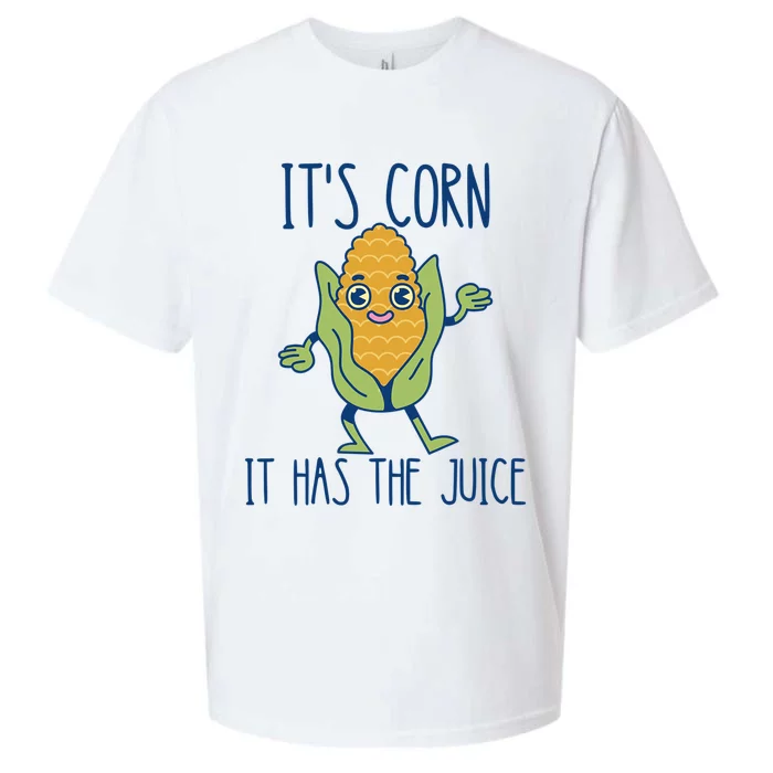 It's Corn It Has The Juice Funny Trendy Tee Sueded Cloud Jersey T-Shirt