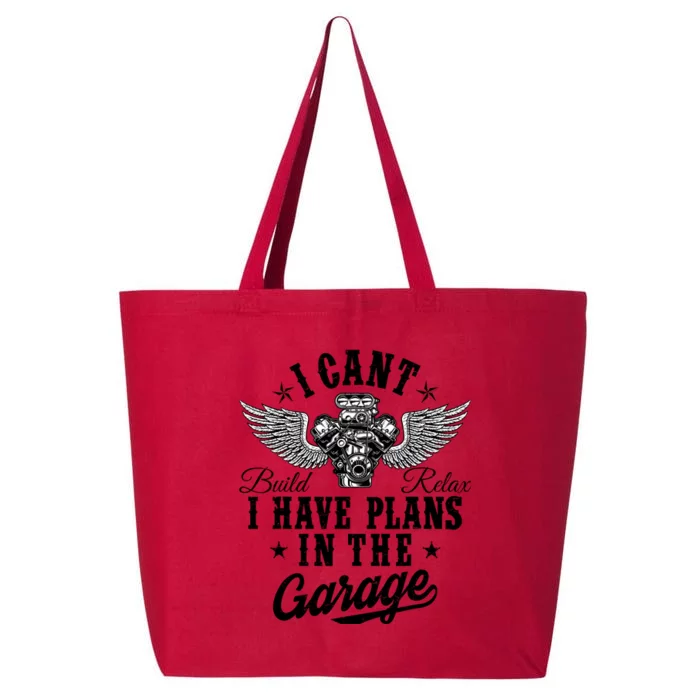 I Cant I Have Plans In The Garage Fathers Day Car Mechanics 25L Jumbo Tote