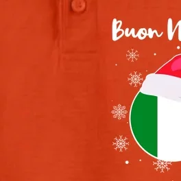 Italy Christmas Italian Christmas Greeting Buon Natale Funny Gift Dry Zone Grid Performance Polo