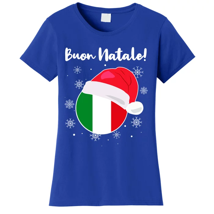 Italy Christmas Italian Christmas Greeting Buon Natale Funny Gift Women's T-Shirt