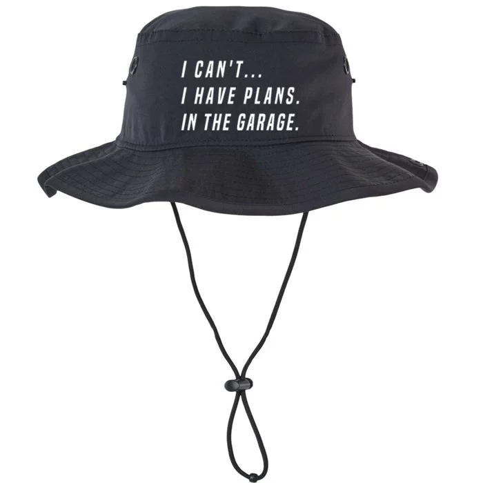 I Cant I Have Plans In The Garage funny saying Legacy Cool Fit Booney Bucket Hat