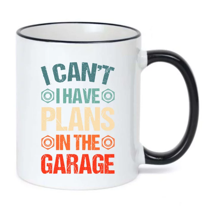 I Can't I Have Plans In The Garage Funny Car Mechanic Dad Gift Black Color Changing Mug