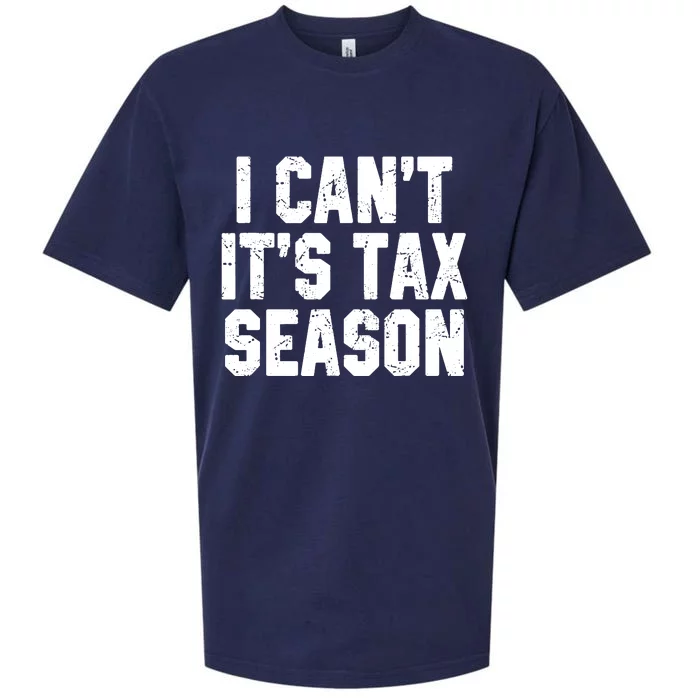 I Cant Its Tax Season Accounting Fun Accountant CPA Gift Sueded Cloud Jersey T-Shirt