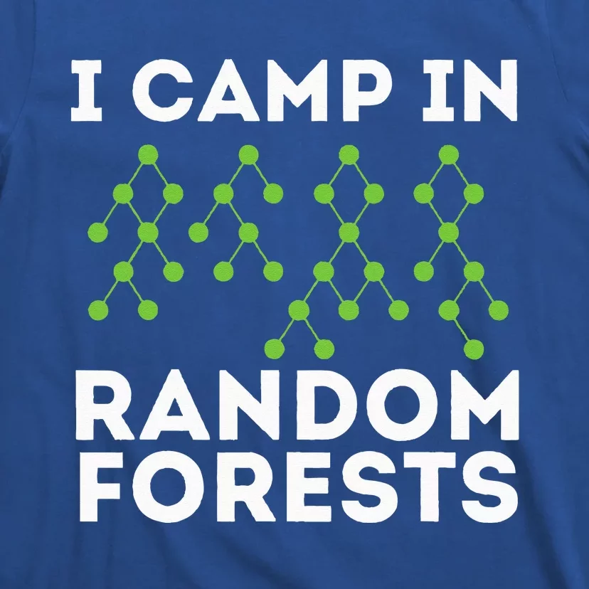 I Camp In Random Forests Data Scientist Science Analyst T-Shirt