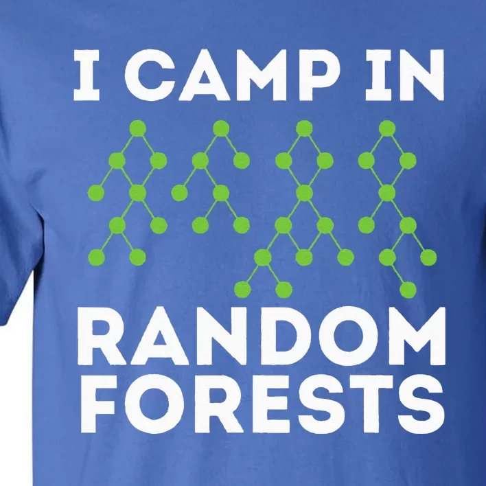 I Camp In Random Forests Data Scientist Science Analyst Tall T-Shirt