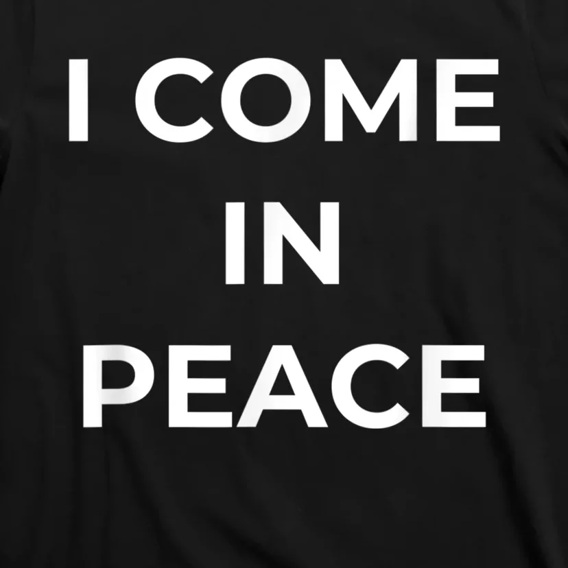 I COME IN PEACE & I'M PEACE Cute Funny Couple Matching New T-Shirt