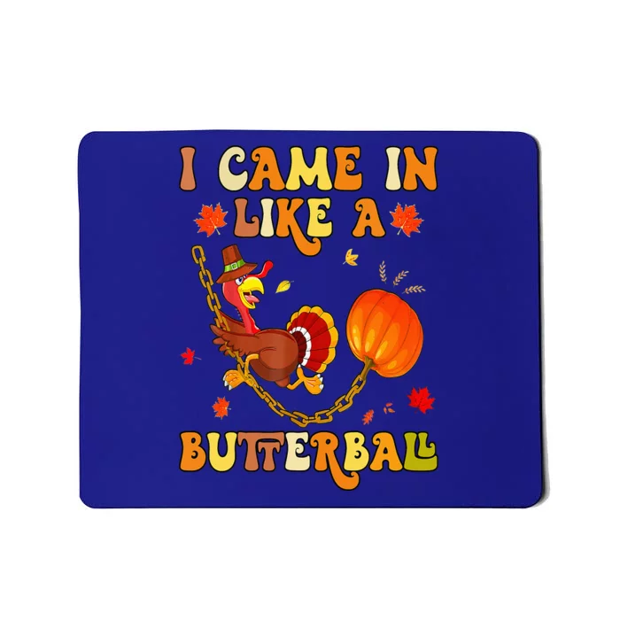 I Came In Like A Butterball Thanksgiving Turkey Groovy Mousepad