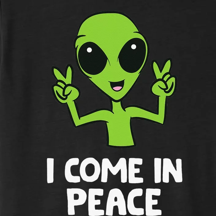 I Come In Peace Space Rave EDM Music Alien ChromaSoft Performance T-Shirt