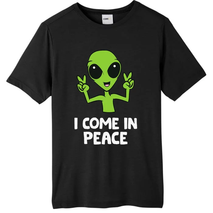 I Come In Peace Space Rave EDM Music Alien ChromaSoft Performance T-Shirt