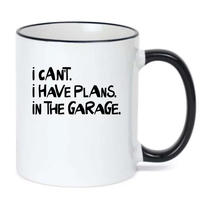 I Cant I Have Plans In The Garage Fathers Day Car Mechanics Gift Black Color Changing Mug