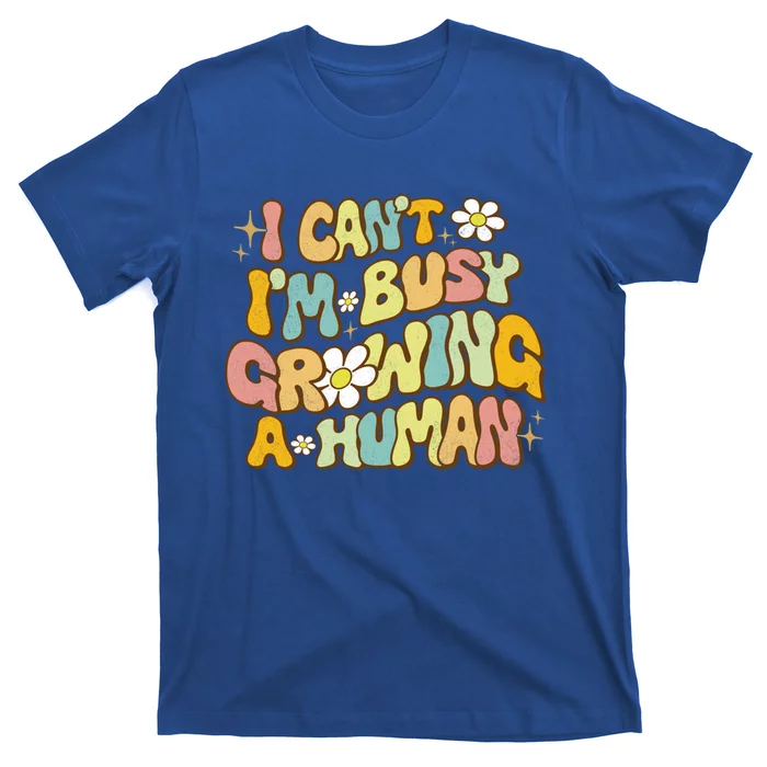 I CanT IM Busy Growing A Hu For Pregnant Funny Gift T-Shirt