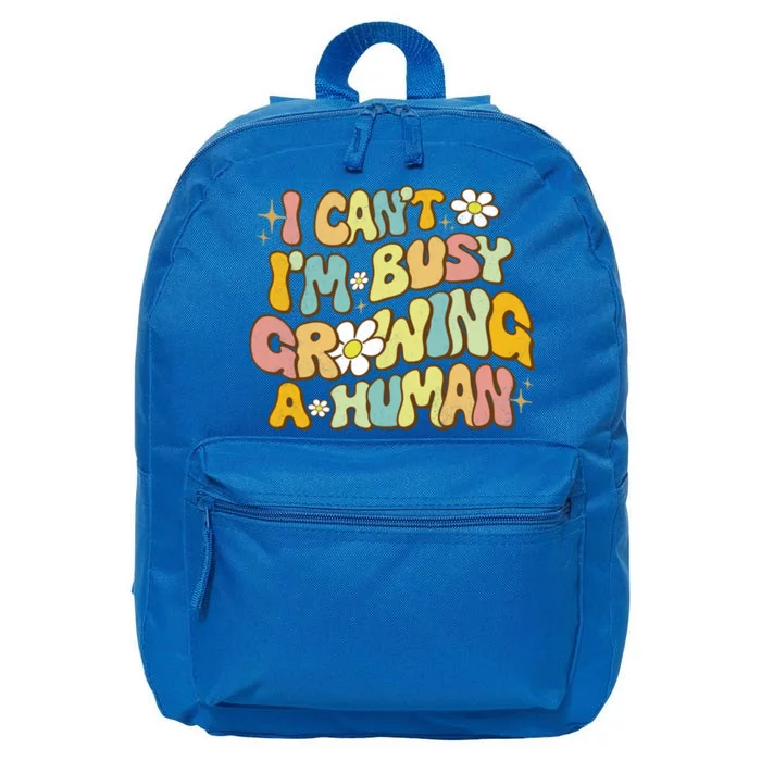 I CanT IM Busy Growing A Hu For Pregnant Funny Gift 16 in Basic Backpack