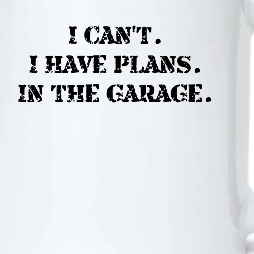 I Cant I Have Plans In The Garage Fathers Day Car Mechanics Gift Black Color Changing Mug