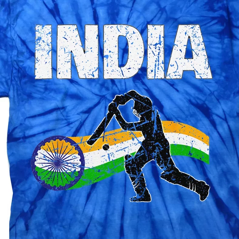 Indian Cricket Jersey Tie-Dye T-Shirt