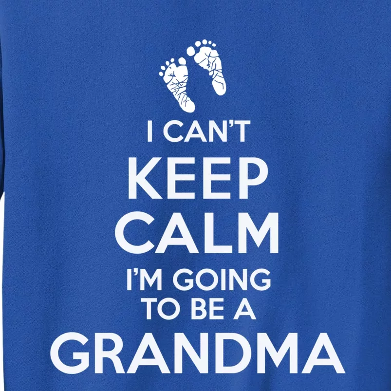 I Can't Keep Calm I'm Going To Be A Grandma Funny Gift Sweatshirt