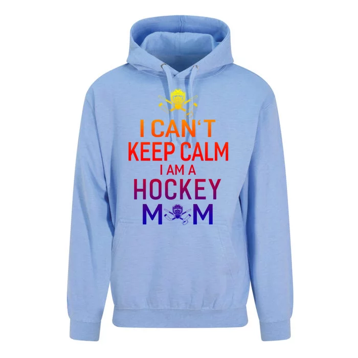 I Can't Keep Calm I Am Hockey Mom Gift Moms Gift Unisex Surf Hoodie