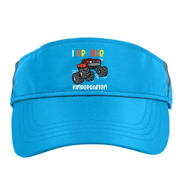 I Crushed Kindergarten Monster Truck Last Day Graduate Boy Adult Drive Performance Visor