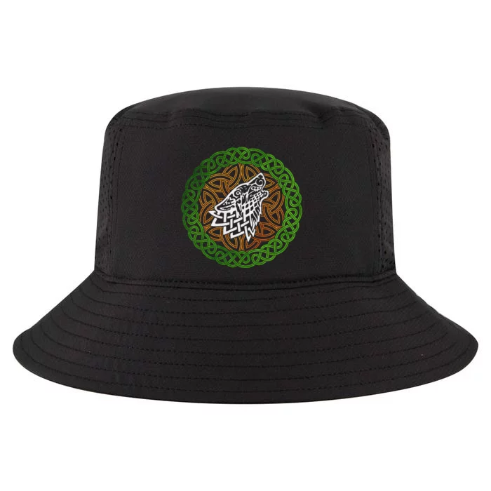 Ireland Celtic Knotwork Design Ornament Wolf Original Celtic Cool Comfort Performance Bucket Hat