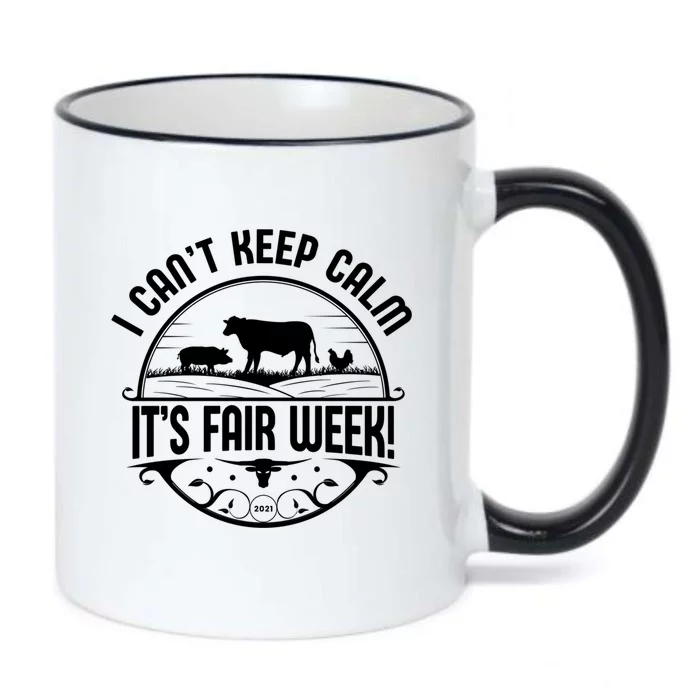 I Can't Keep Calm It's Fair Week Meaningful Gift Black Color Changing Mug