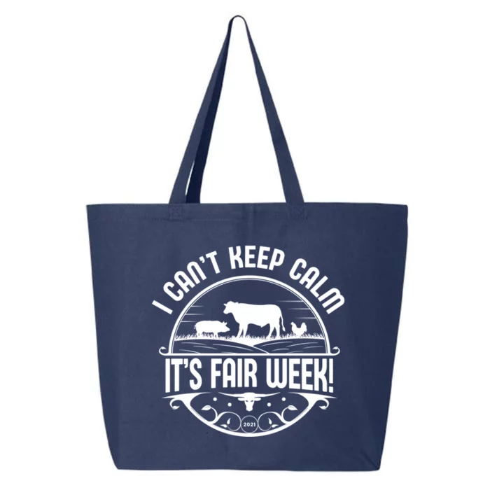 I Can't Keep Calm It's Fair Week Meaningful Gift 25L Jumbo Tote