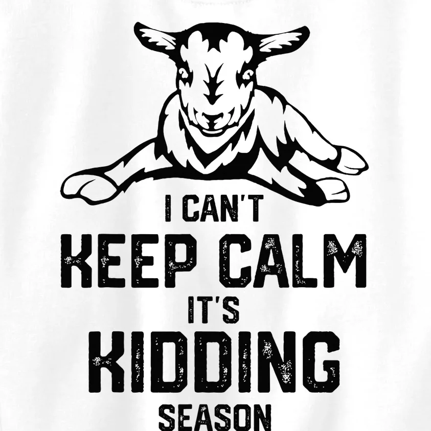 I CanT Keep Calm ItS Kidding Season Kids Sweatshirt