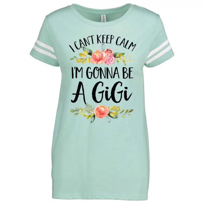 I Cant Keep Calm Im Gonna Be A Gigi Enza Ladies Jersey Football T-Shirt