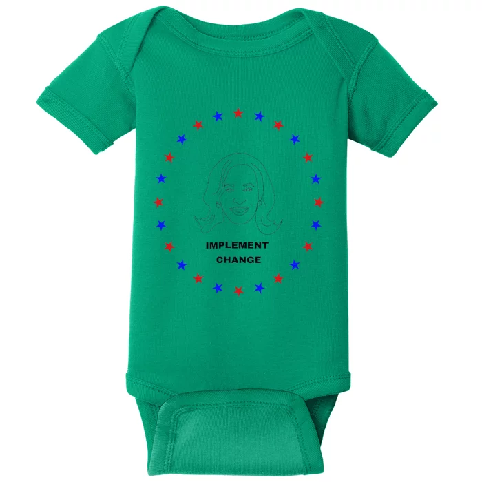 Implement Change Kamala Harris 2024 Usa Elections Baby Bodysuit