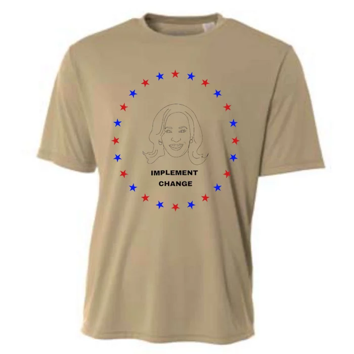 Implement Change Kamala Harris 2024 Usa Elections Cooling Performance Crew T-Shirt