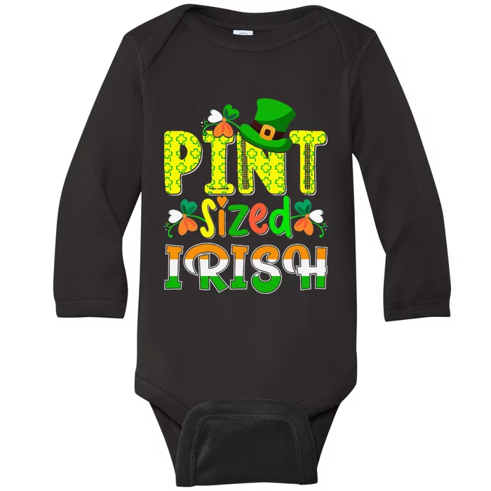 Irish Cute Lucky Shamrock St Patrick's Day Baby Long Sleeve Bodysuit