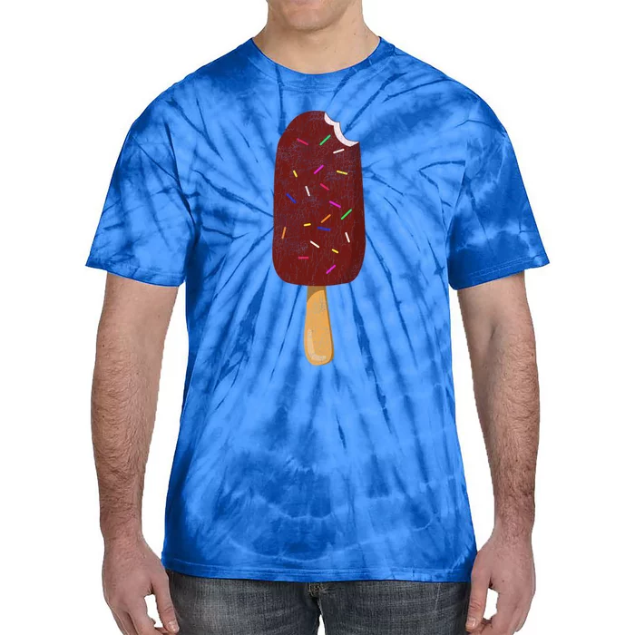 Ice Cream Lover Summer Vibes Beach Vacation Gift Tie-Dye T-Shirt