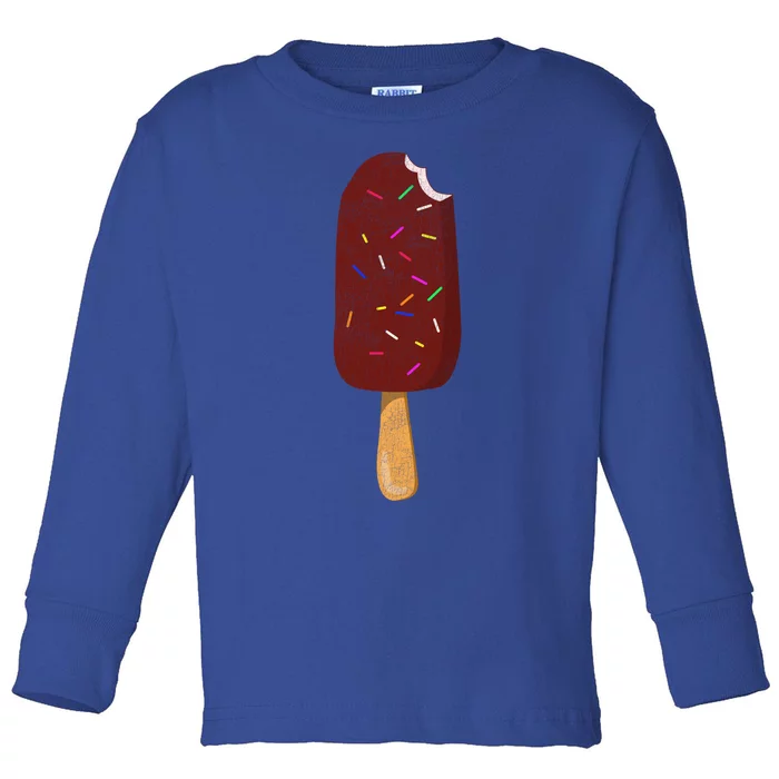 Ice Cream Lover Summer Vibes Beach Vacation Gift Toddler Long Sleeve Shirt