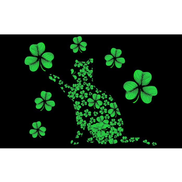 Irish Cat Lover Ireland Clover Shamrock St. Patrick's Day Bumper Sticker