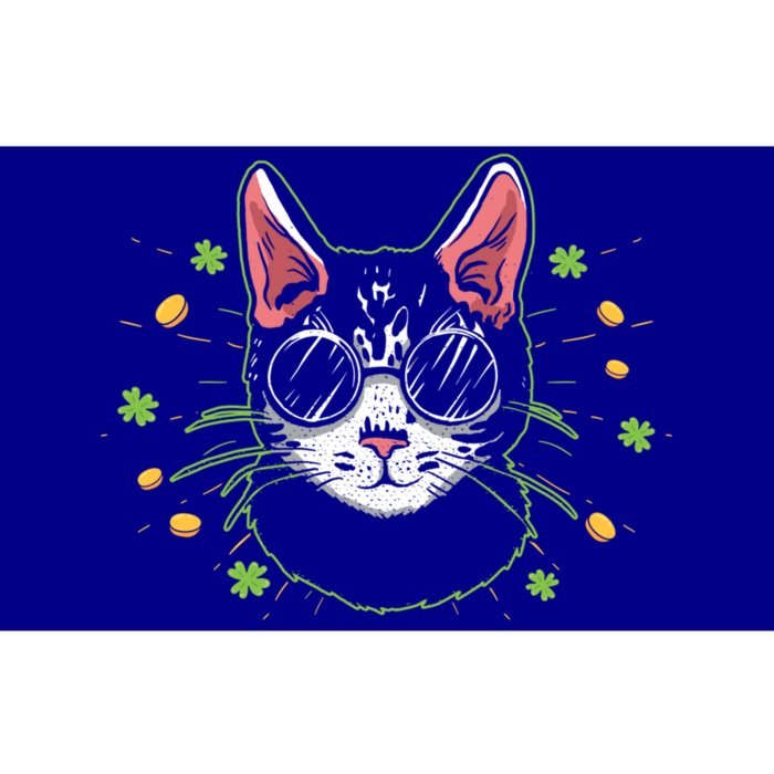 Irish Cat Lover Kitty Owner Saint Patricks Day Shamrock Funny Gift Bumper Sticker