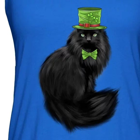 Irish Cat Lovers St Patricks Day Funny Gift Ladies Essential Flowy Tank