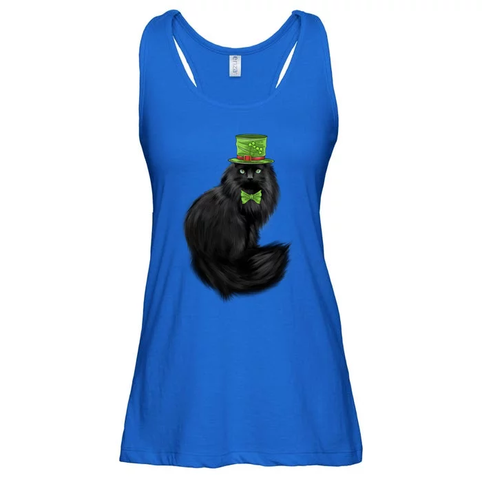 Irish Cat Lovers St Patricks Day Funny Gift Ladies Essential Flowy Tank