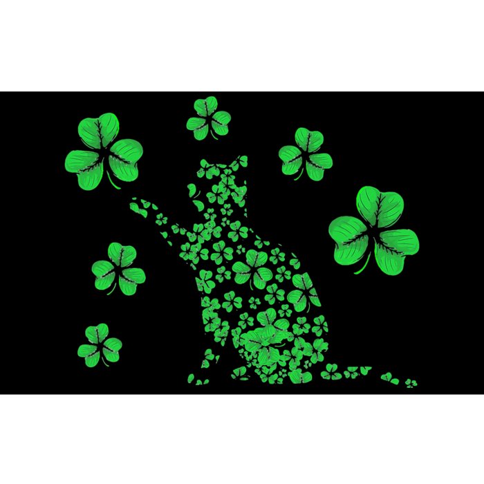 Irish Cat Lover Ireland Clover Shamrock St. Patrick's Day Bumper Sticker