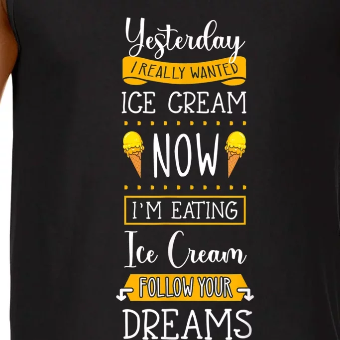 Ice Cream Lover Cone Sorbet Sweet Gelato Frozen Dessert Comfort Colors® Tank Top