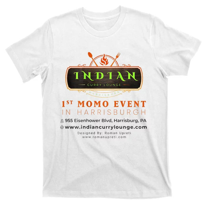 Indian Curry Lounge Momo Mania 1st Place T-Shirt