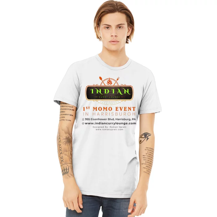 Indian Curry Lounge Momo Mania 1st Place Premium T-Shirt