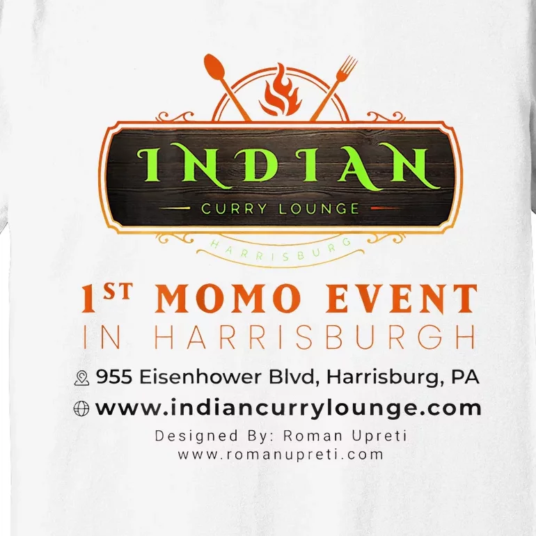 Indian Curry Lounge Momo Mania 1st Place Premium T-Shirt