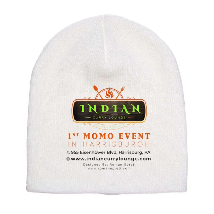 Indian Curry Lounge Momo Mania 1st Place Short Acrylic Beanie