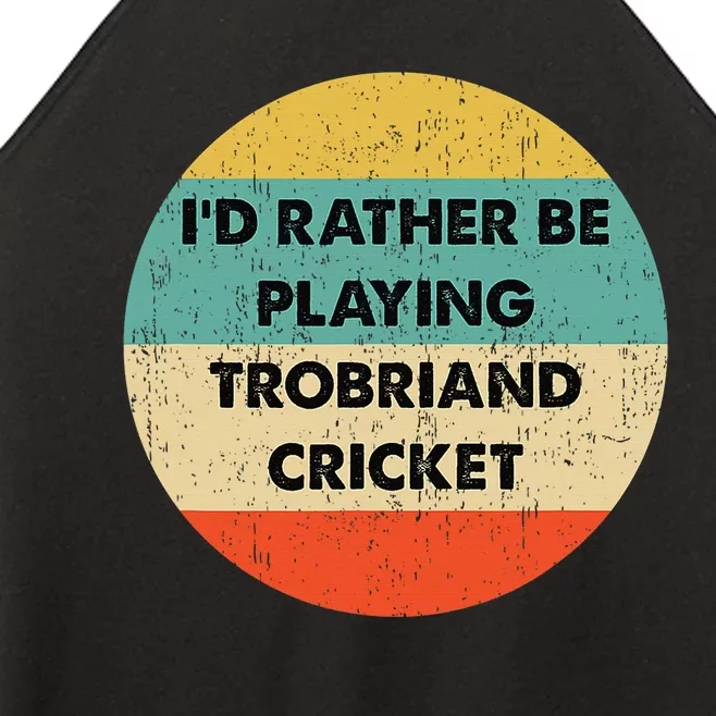 India Cricket Lovers Indian Players Spectators Cricketers Women’s Perfect Tri Rocker Tank