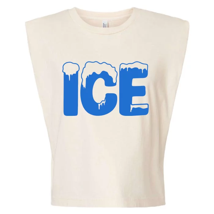 Ice Costume Logo Halloween Garment-Dyed Women's Muscle Tee