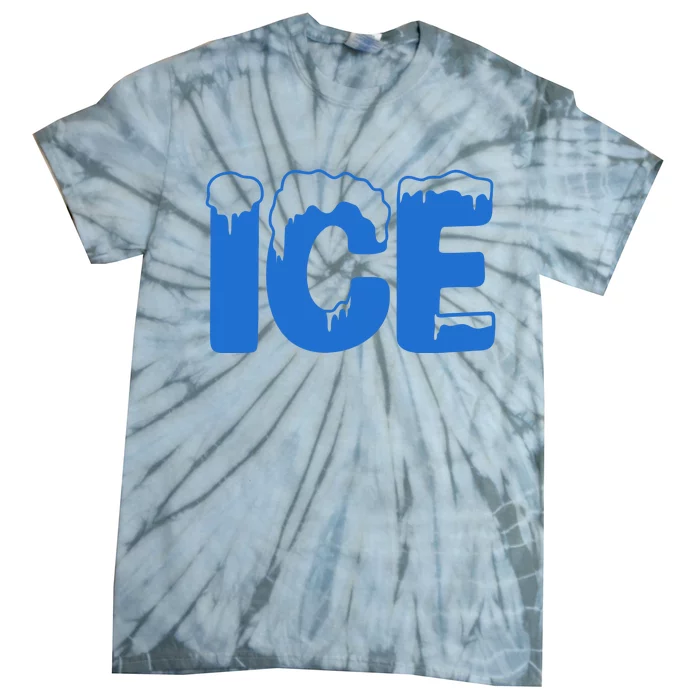 Ice Costume Logo Halloween Tie-Dye T-Shirt